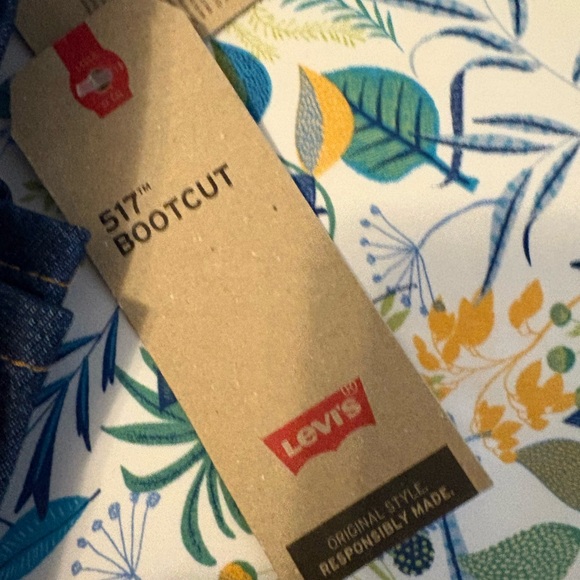 Levi's Slim Black and Blue Jeans Classic Boot cut style 517&527, size 36*34 - Picture 11 of 11